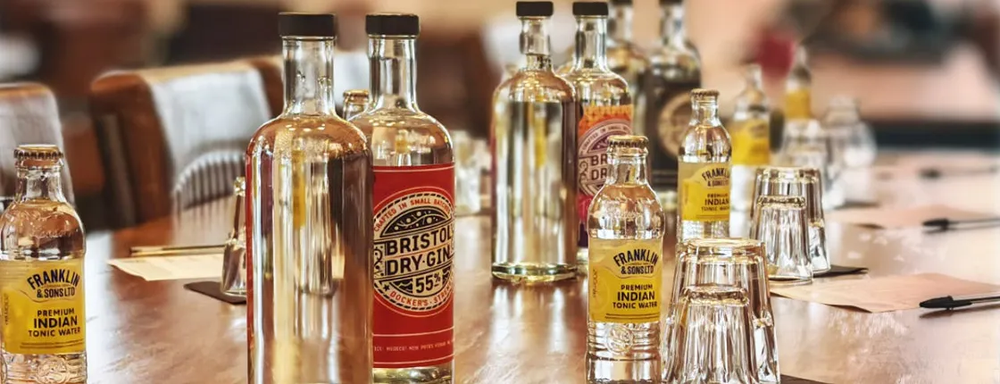 Guided gin tasting at an independent distillery in Bristol
