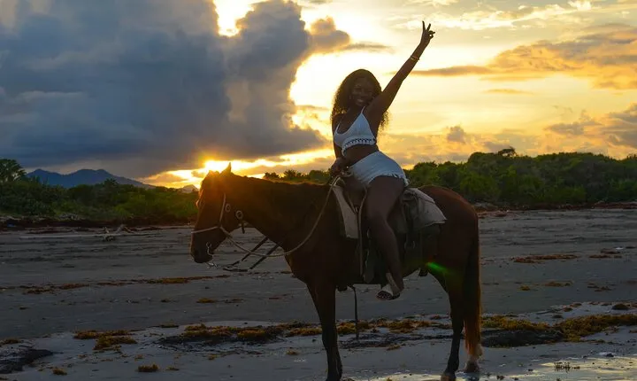 Beach Sunset on Horse Riding in Punta Cana(Private option)