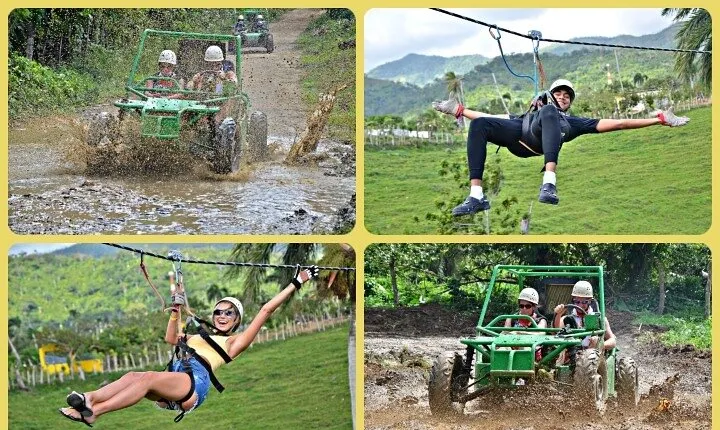 Tour Pack 2 in 1: Zip line and Buggies