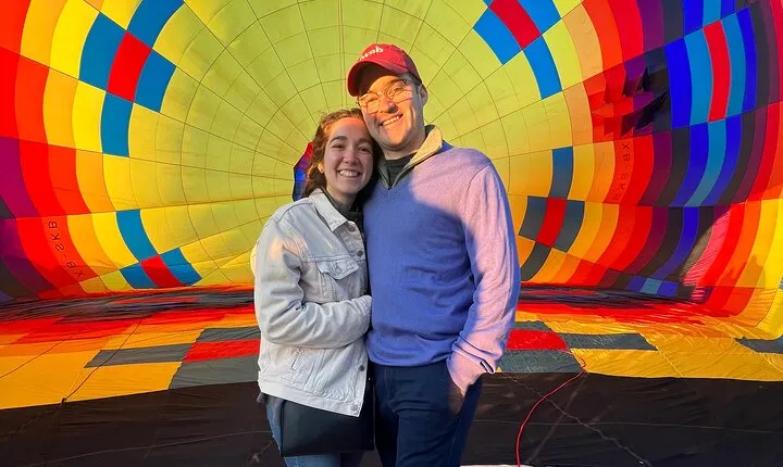 Hot air balloon adventure over Teotihuacan