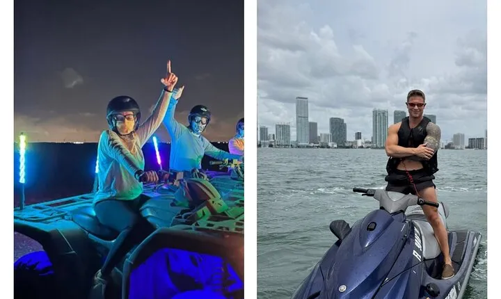 ATV Miami + Jetski Miami + 30 min free boat ride / 2 PEOPLE 
