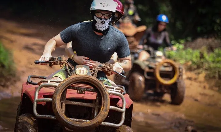 Atv's, Ziplines and Cenote Swim From Cancun and Riviera Maya