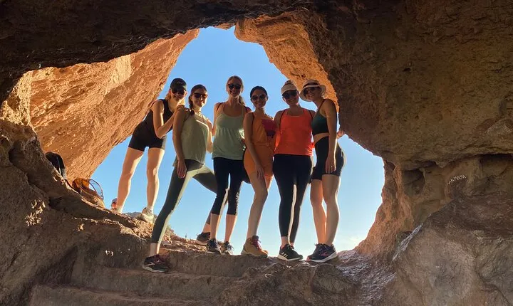 Easy Desert Hike & Yoga with Stunning Views