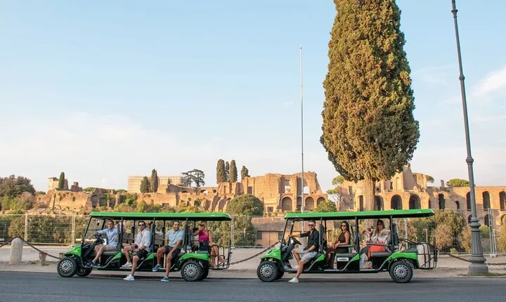 Rome Highlights by Private Golf Cart Tour