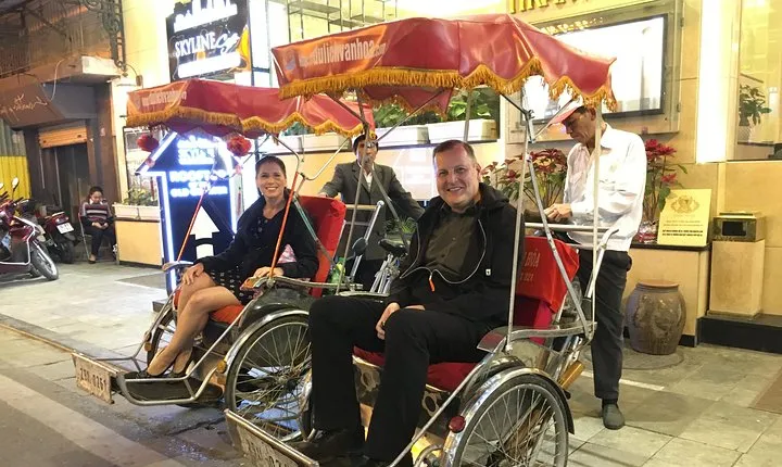 Trishaw Cyclo Tour Hanoi Old Quater Highlights