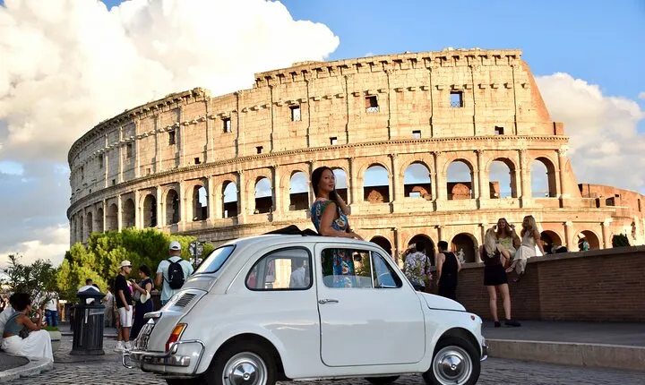 Fiat 500 Private catacomb Experience, with a local Photographer