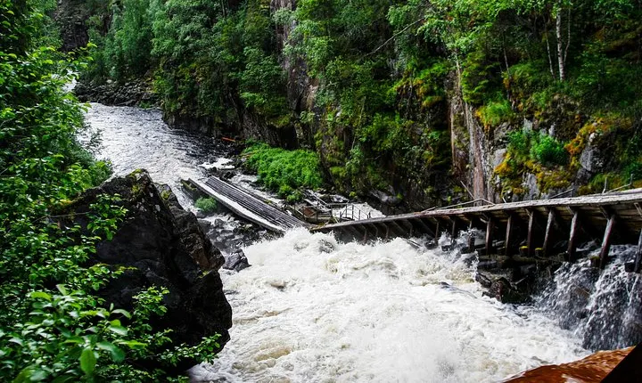 Trip to Auttiköngäs Water Falls