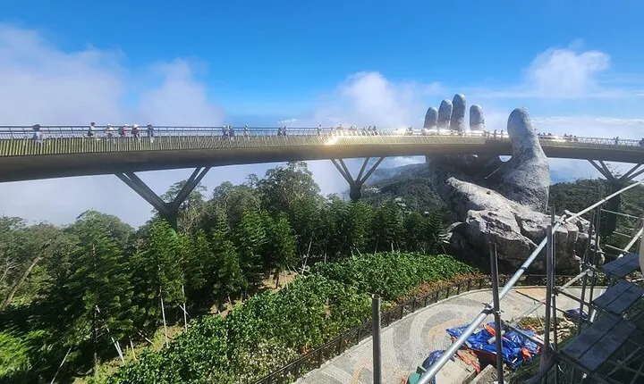 My Son Sanctuary Tour &Golden Bridge via Cable Car,Jungle from Da Nang or Hoi An
