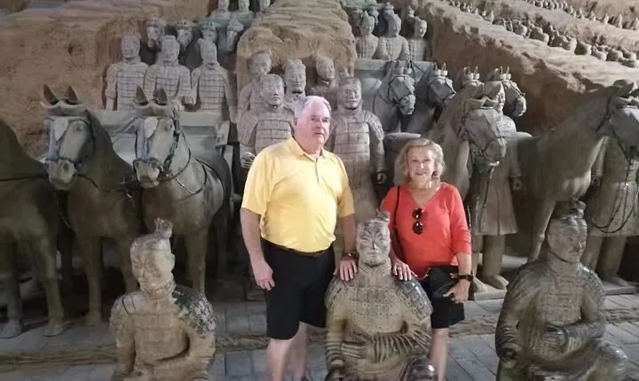 By bullet train from Beijing to Xi'an Terrocota army day tour