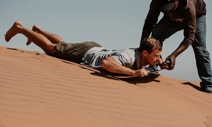 2hr COMBO - 1hr Lie-down Sandboarding and 1hr Quad Bike ride