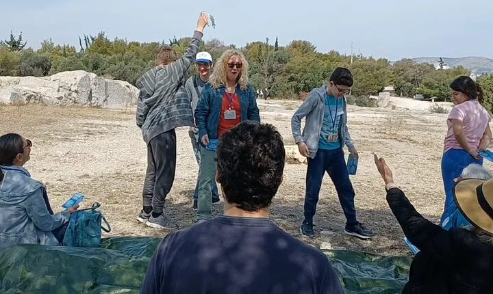 Democracy Experiential Workshop Activity on Pnyx hill, Athens