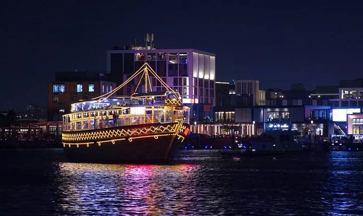 Premium Romantic 5 Star Marina Dhow Dinner Cruise With International Buffet