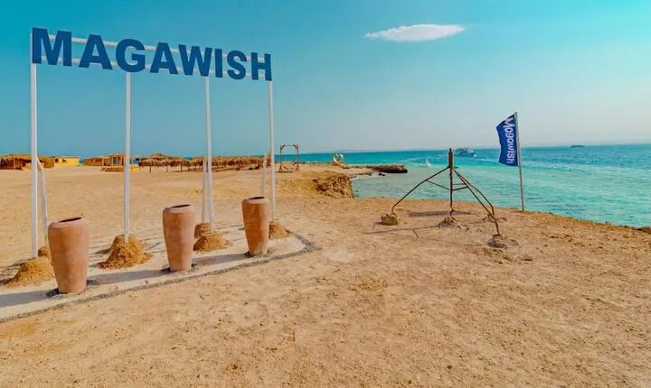 Sunset Snorkeling Magawish Island & Water Sport from Hurghada