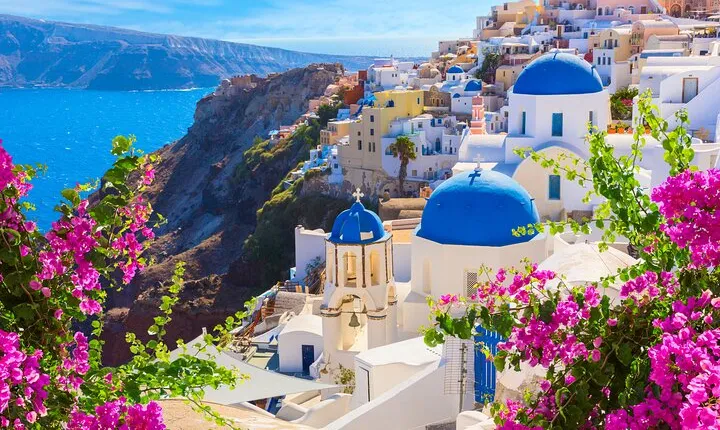  Santorini Panoramic Blue Shade Tour-Firostefani, Imerovigli, Oia