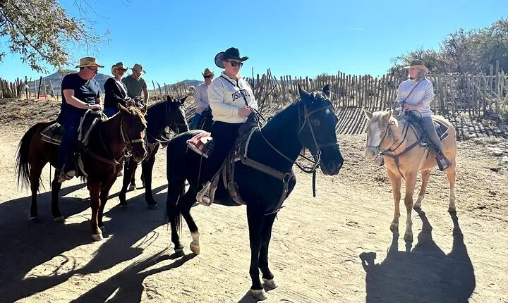 Horseback Ride, Joshua Tree Forest, Buffalo, Lunch Singing Cowboy