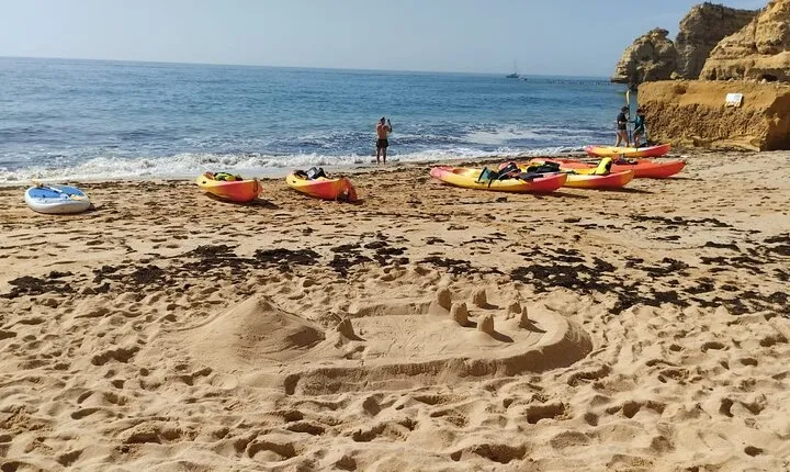 Kayak hire on Benagil Beach