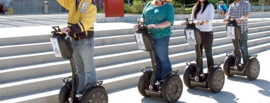 Private San Francisco Wharf and Hills self-balancing scooter tour
