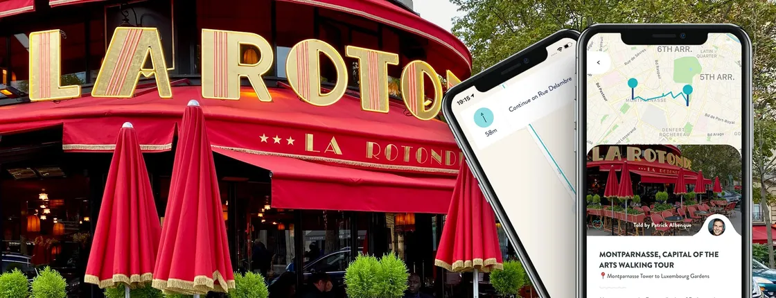 Arts in Montparnasse tour with guide on your smartphone
