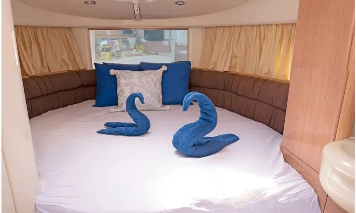 Private Romantic Dinner on a Yacht + 1 Night for 2 People