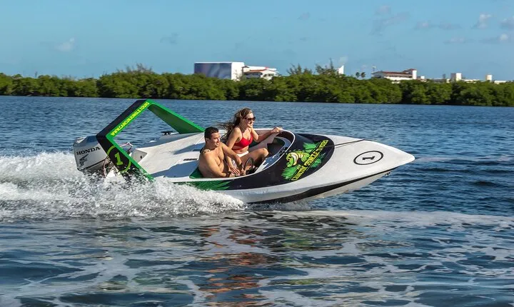 3 in 1 Jungle Speedboat and Snorkeling in Cancun