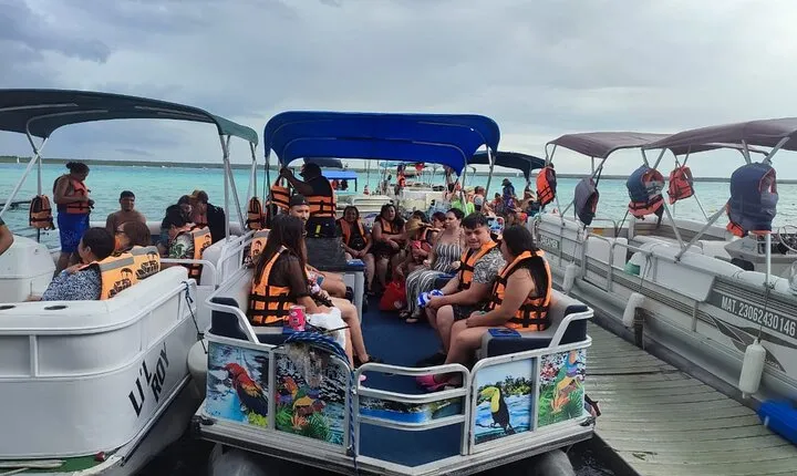 All Inclusive Bacalar Experience! Pasion Island and Cenote From Playa Del Carmen