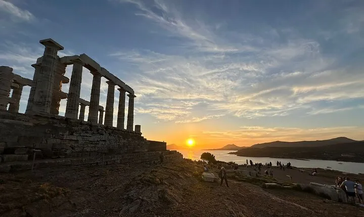 Private Day Trip Cape Sounion Temple Of Poseidon with Pick Up