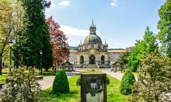 Loyola Sanctuary, Getaria and San Sebastian from Bilbao