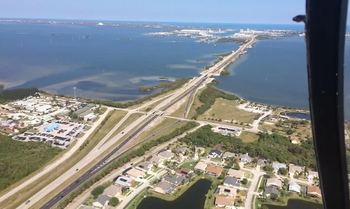 Take a thrilling 85 Miles Private Helicopter Tour to Space Coast