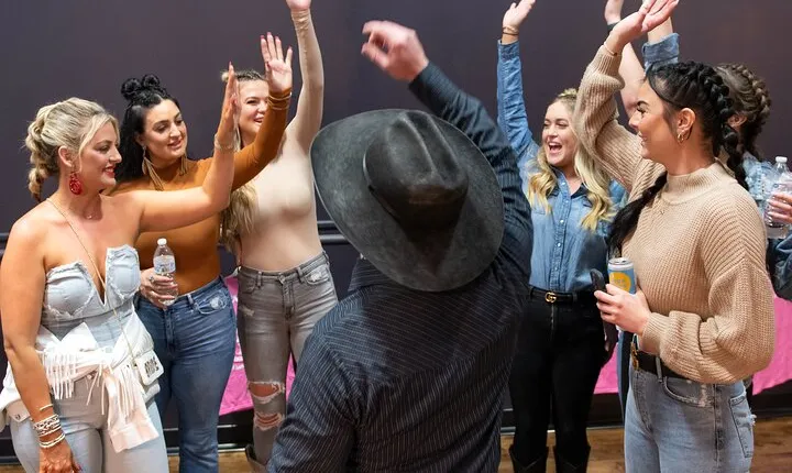 Nash Bach Bash Line Dancing Lesson for Brides (and Grooms)