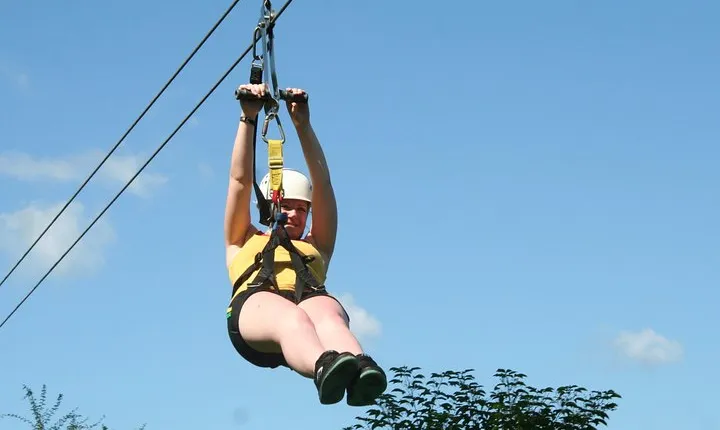Ziplinig Dunn's River Falls from Montego Bay 