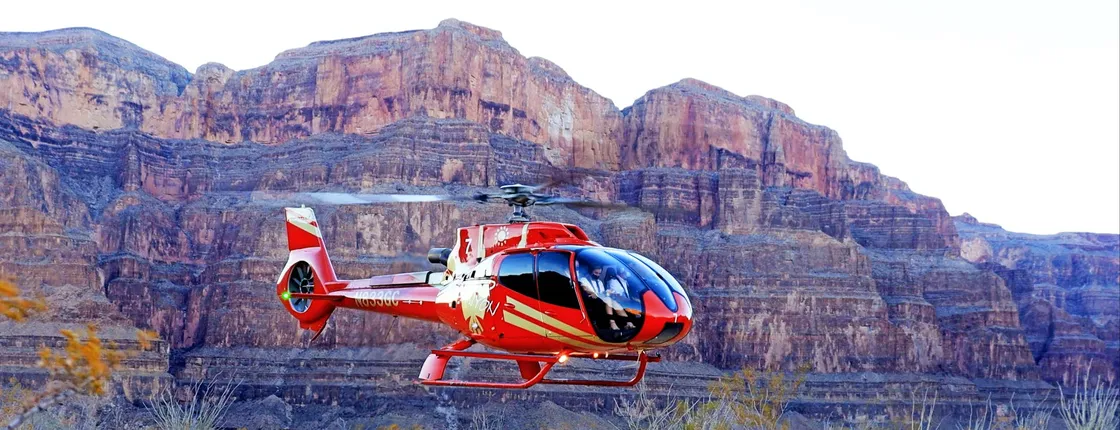 Over the Edge Helicopter and Boat from West Rim