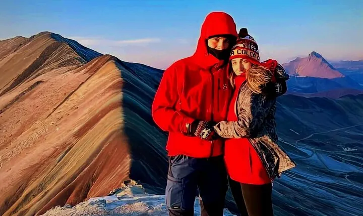 Vinicunca Sunrise at the Rainbow Mountain, Crowd-Free