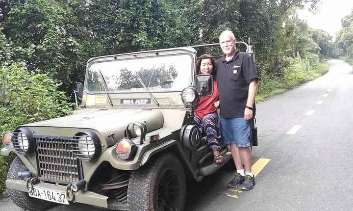 Guided Tour to Visit Marble Mountain,Lady Buddha Statue& Monkey Mountain by Jeep