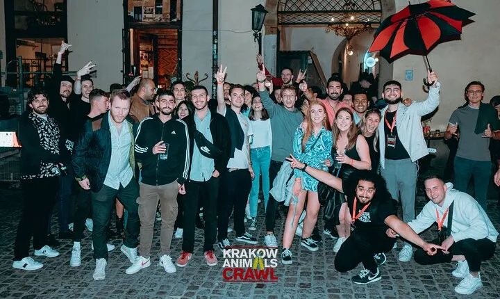 Krakow Pub Crawl with 1 Hr of unlimited alcohol & 4 clubs/pubs