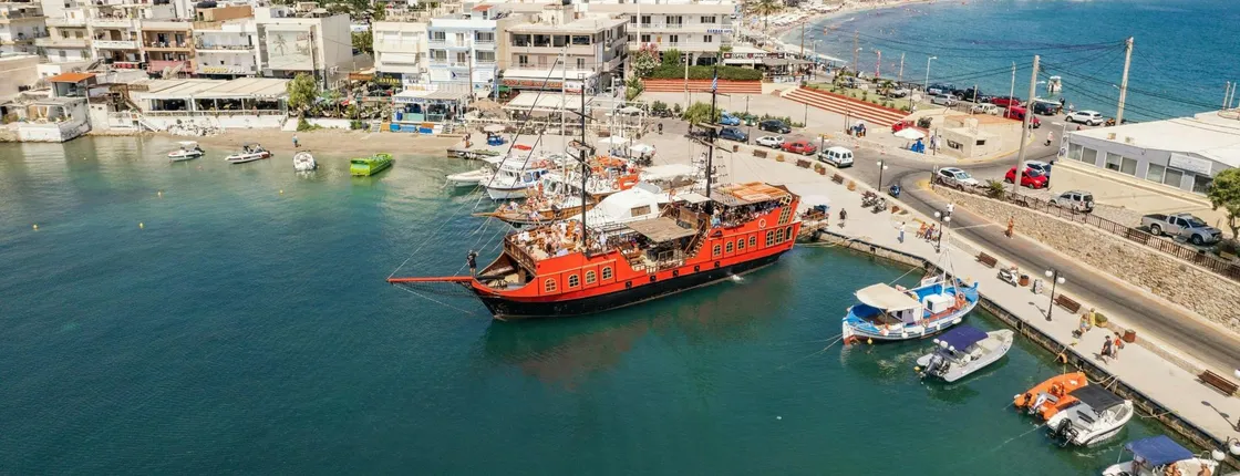 Chersonissos Bay Cruise with Black Rose Pirate Boat