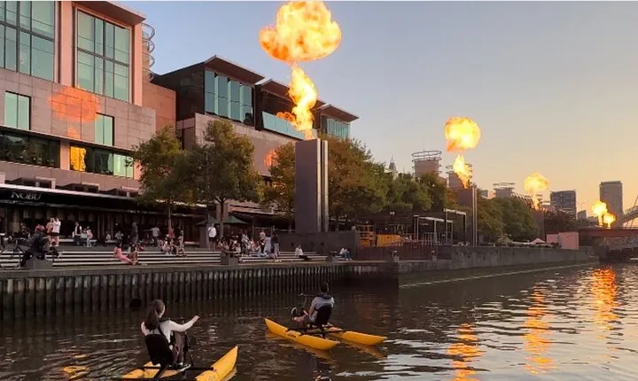 Yarra River Twilight Waterbike Tour