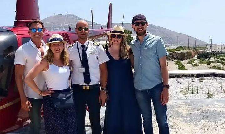 Santorini 30min Helicopter Tour 