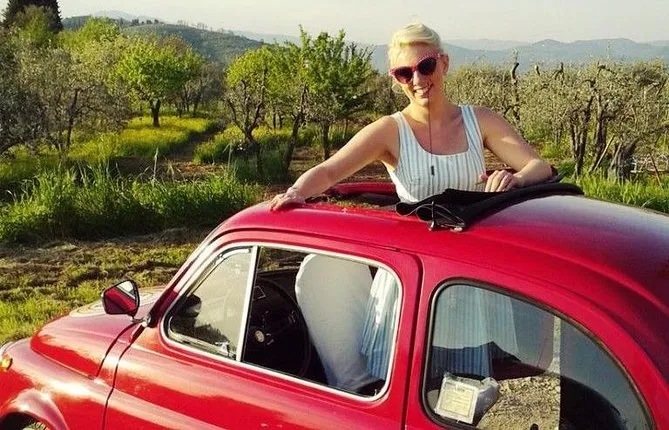 Sunset tour in a classic Fiat 500 (Self drive, guided)