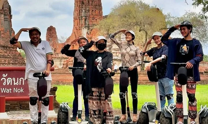 Full Day Ayutthaya Temples Tour with Segway, ATV and Sunset Boat
