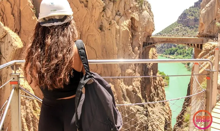 From Malaga Caminito del Rey Sunset Trip and Guided Tour