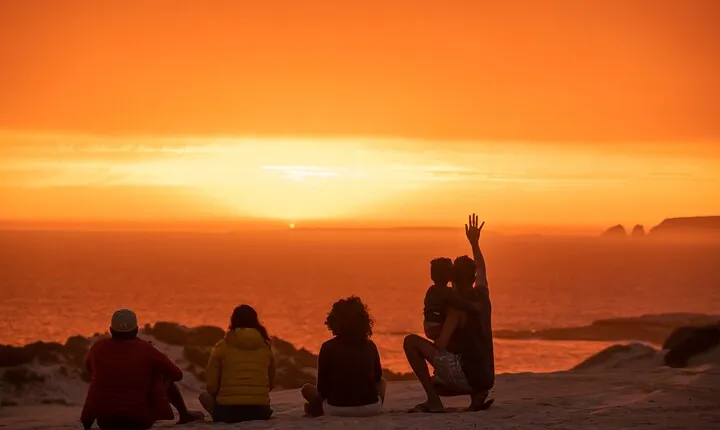 Sunset on the Sand Dunes