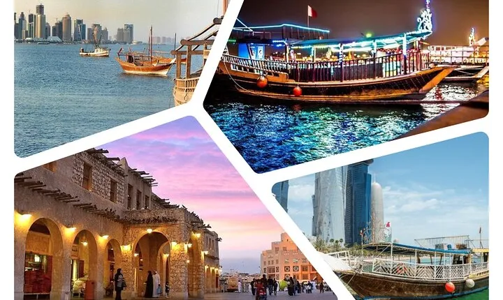 Doha from Land & Sea: City Tour & Traditional Dhow Boat Ride