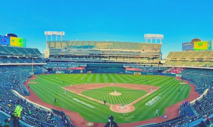 Oakland Athletics Baseball Game Ticket at RingCentral Coliseum