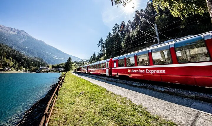 From Milan: St. Moritz and Panoramic Bernina Express Tour