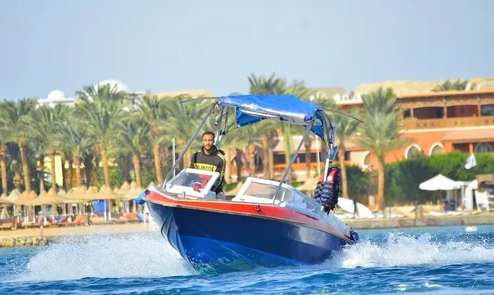 Swim with Dolphins Semi Private Speedboat Sea Tour - Hurghada