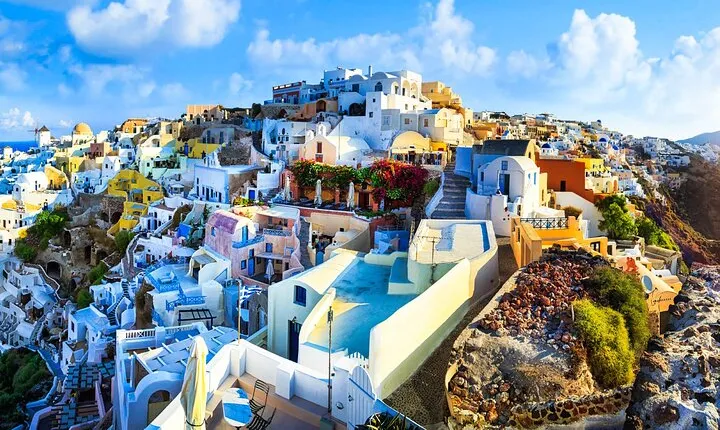 Santorini from Athens