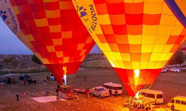 Pamukkale Hot Air Balloon Flight from Antalya w/Lunch & Transfer