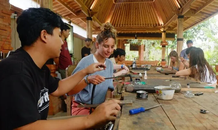 Ubud Silver Jewelry Making Class with Temple, Monkey Forest