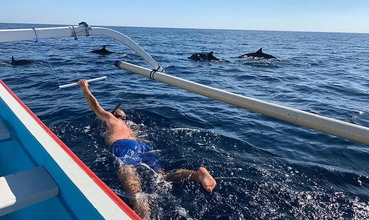 Lovina Dolphin Watching, Swimming, and Snorkeling Experience