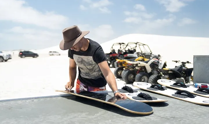 Sandboard Hire: Lancelin Sand Dunes, Australia